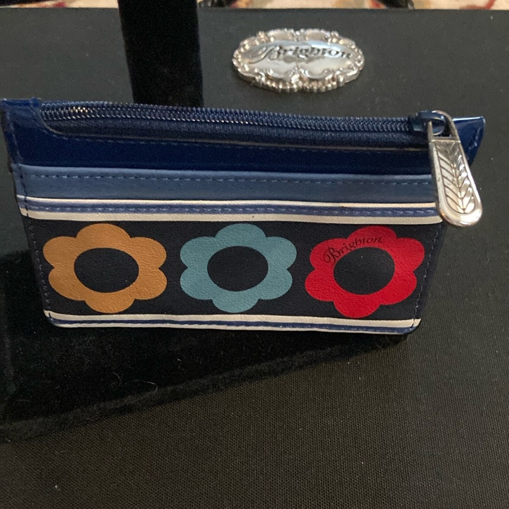Brighton, leather card case and pouch
